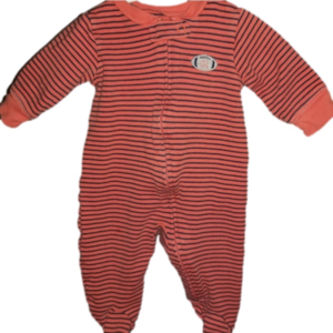 Carter's One Piece Football Sleepers With Feet 3m